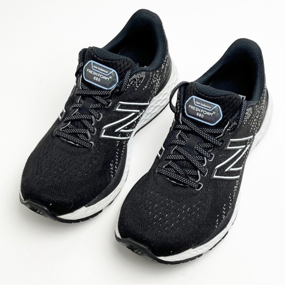 NEW BALANCE Fresh Foam 880 Black Athletic Sneakers Shoes, Size 8 D